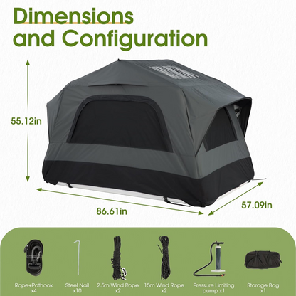 Inflatable Rooftop Tent for Car