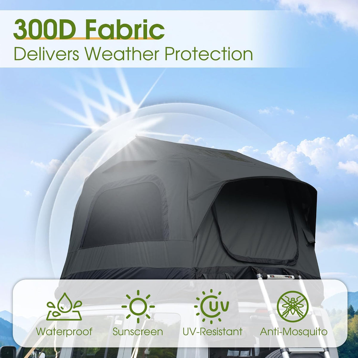 Inflatable Rooftop Tent for Car