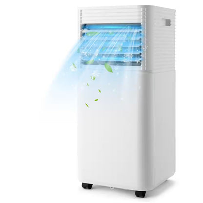 5,300 (DOE) BTU Portable Air Conditioner Cools 350 Sq. Ft. in Black